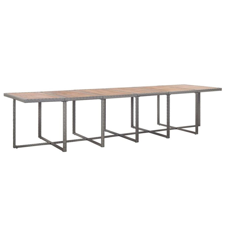 VidaXL Gartentisch und -stuhl poly-rattan  