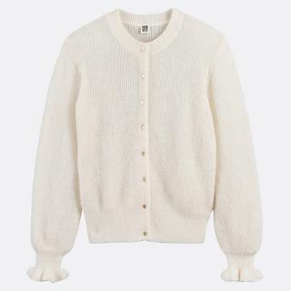 La Redoute Collections Cardigan Boutonné Manches Volantées  