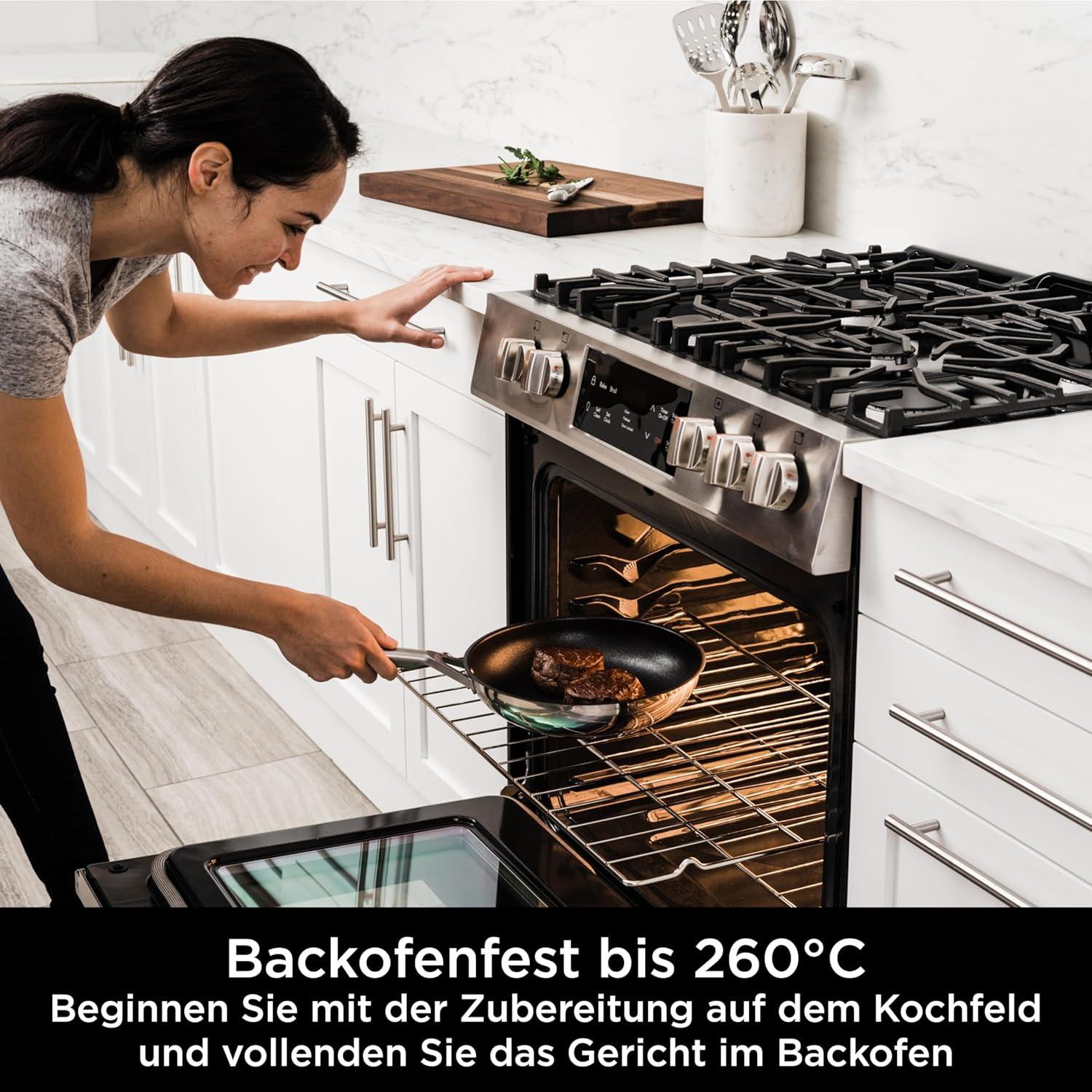 Ninja Foodi ZEROSTICK Set de casseroles et poêles à frire  