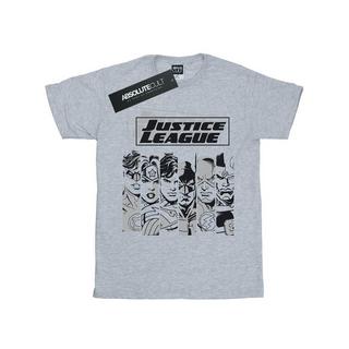 DC COMICS Justice League T-Shirt Stampa Grafica  
