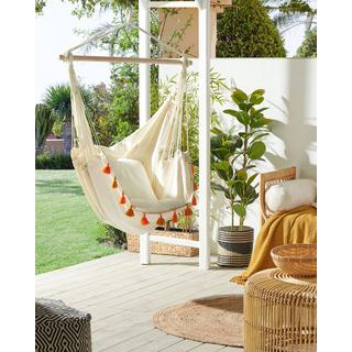 Beliani Sedia sospesa da fissare al soffitto en Cotone Boho VARENA  