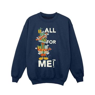 Mickey Mouse Presents All For Me Sweatshirt