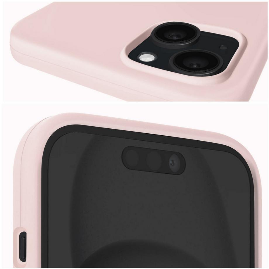 Avizar  Coque iPhone 15 Plus Rose des Sables 