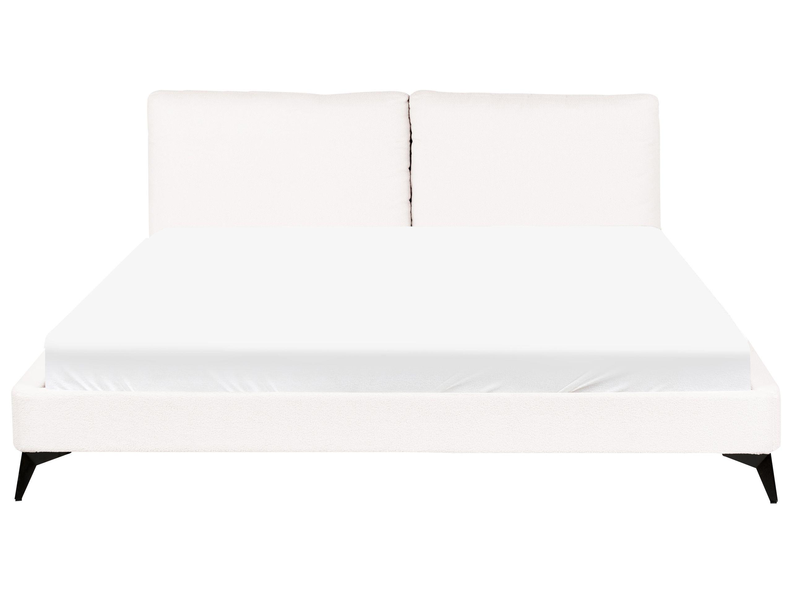 Beliani Letto en Bouclé Scandinavo MELLE  