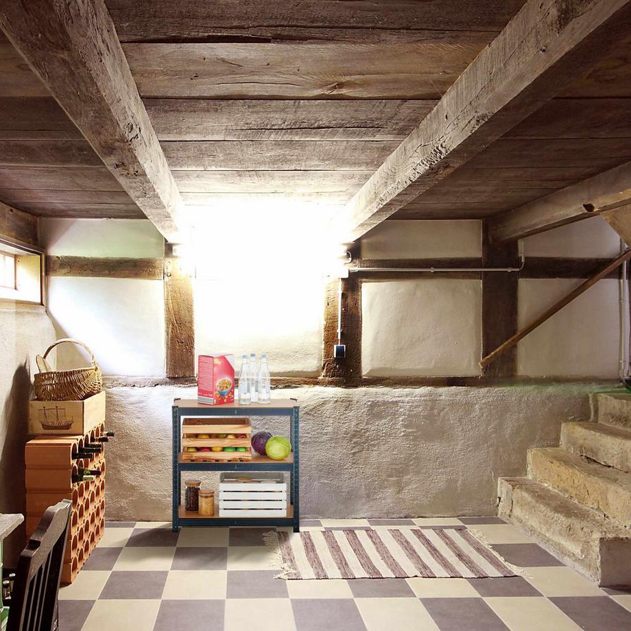 Northix  Schwerlastregal mit 5 Ebenen 