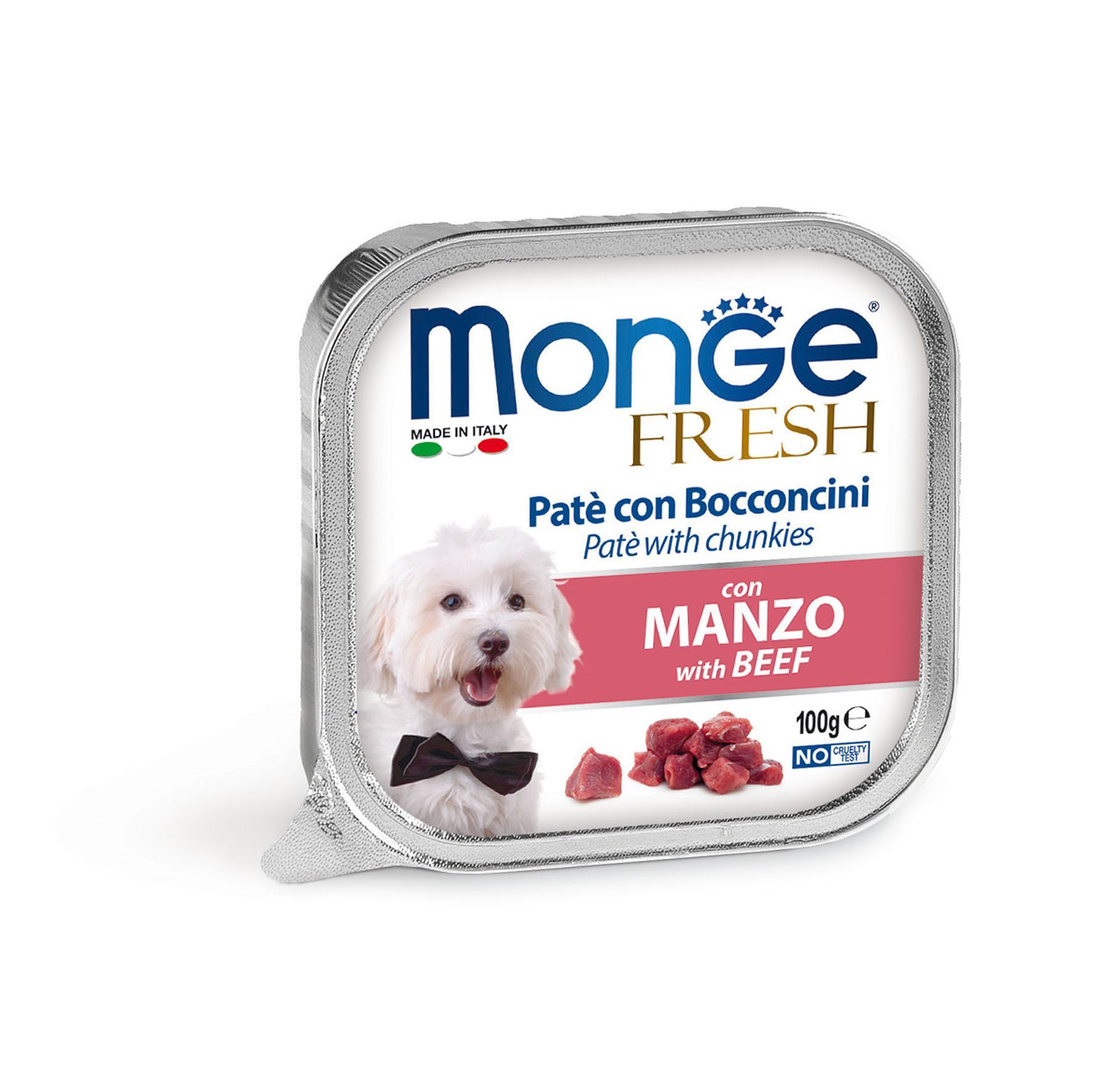 Monge  Fresco per cani con manzo 