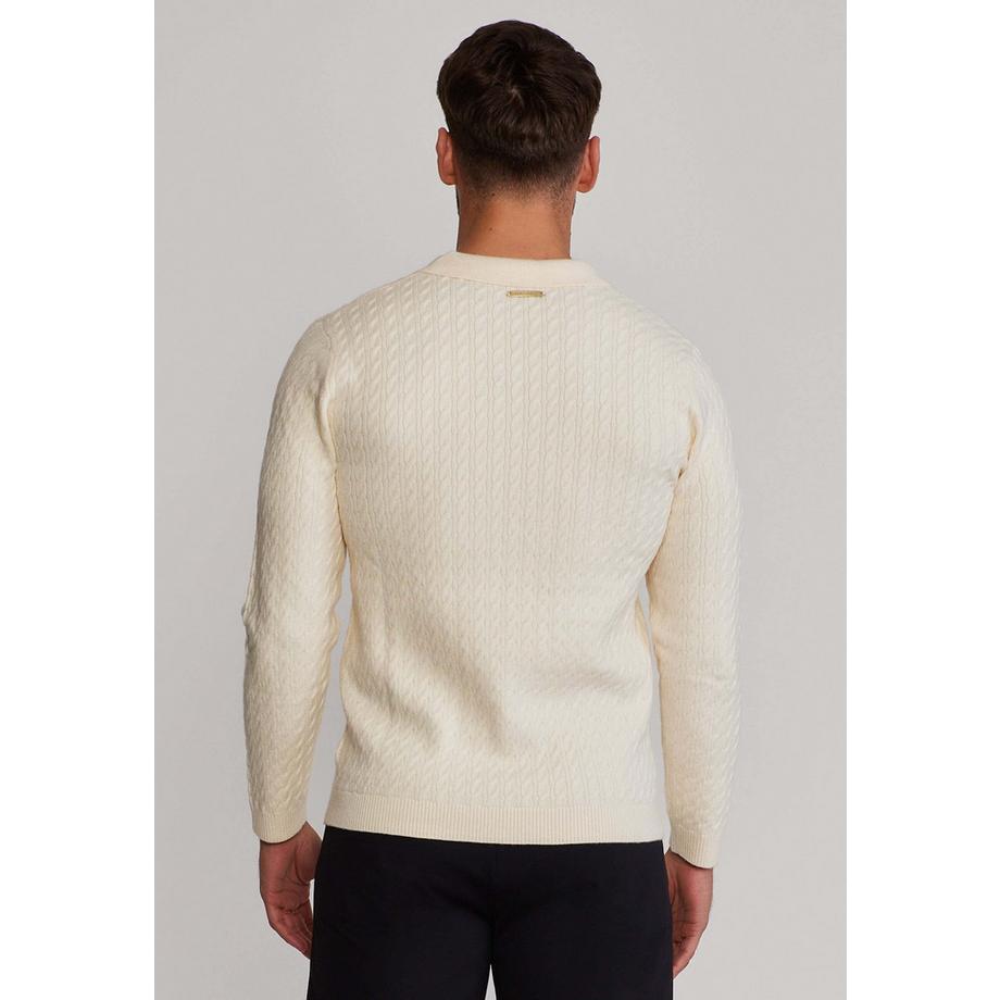 Sik Silk Strickpolo Langarm  