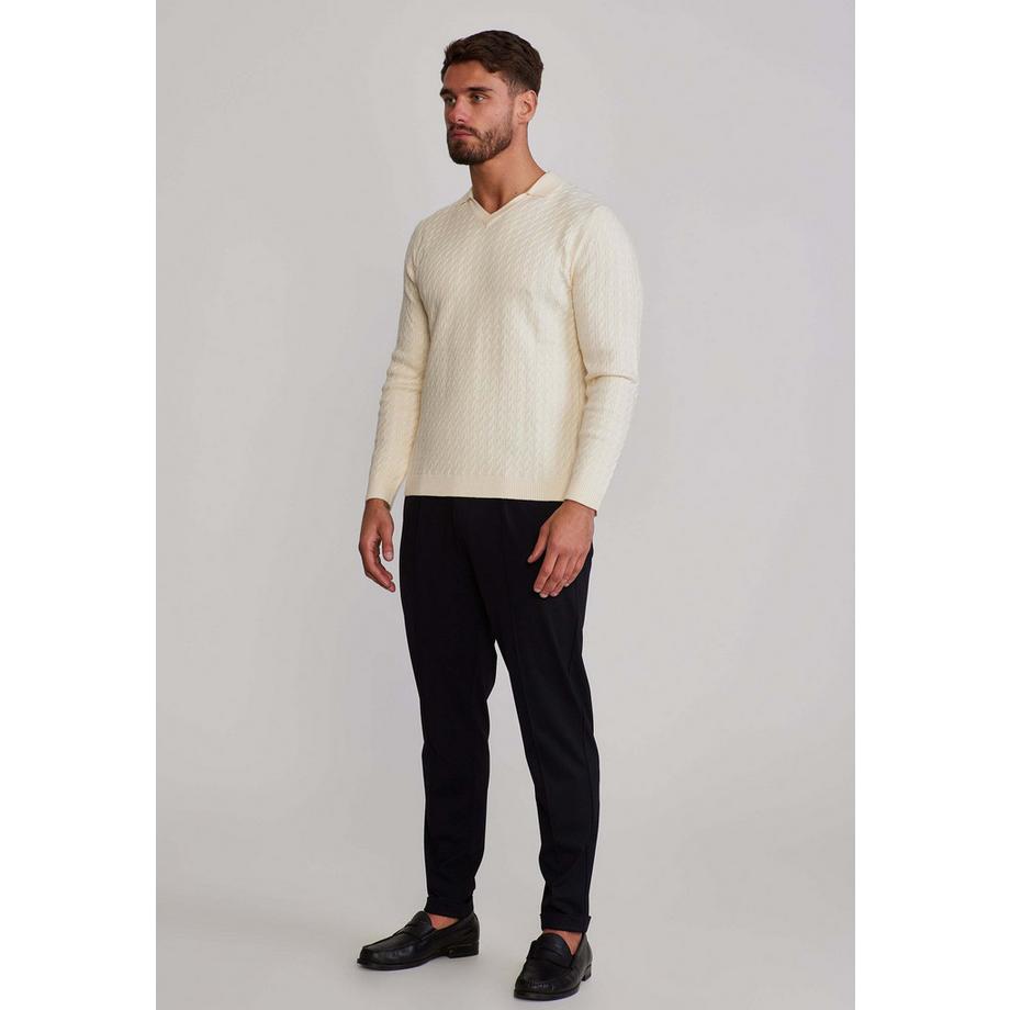 Sik Silk Strickpolo Langarm  
