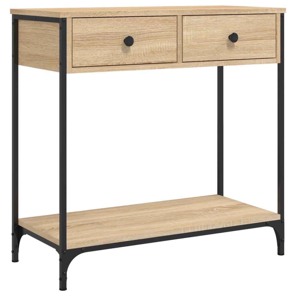 VidaXL Table console bois d'ingénierie  