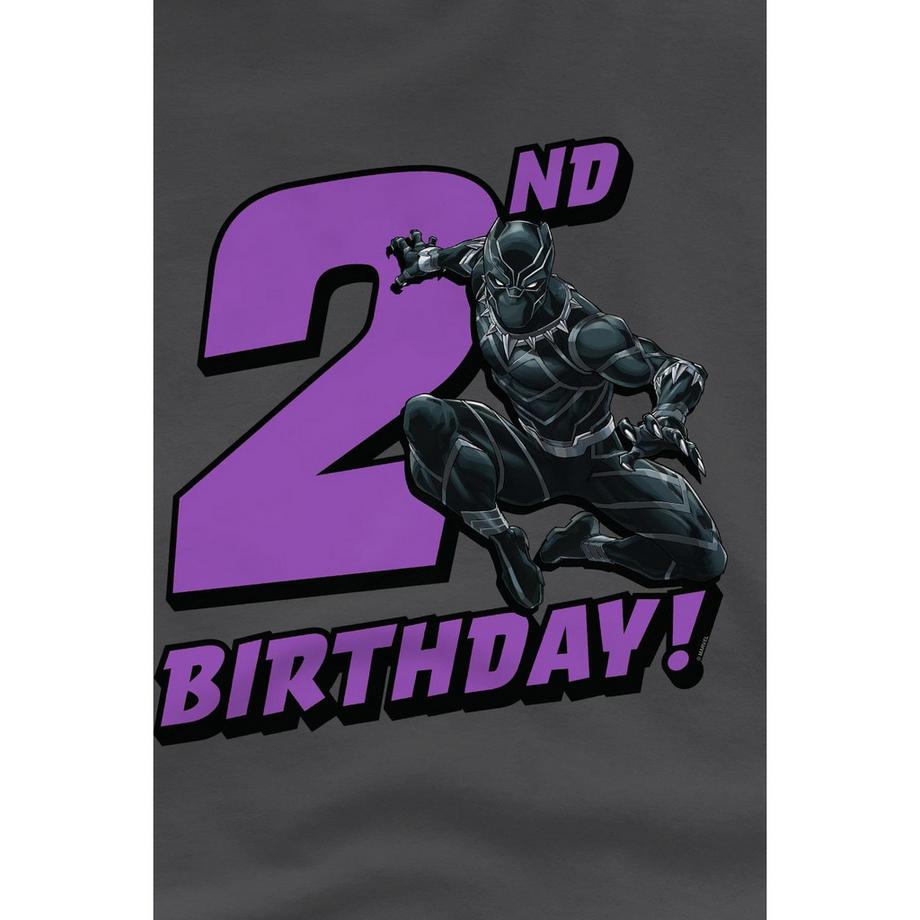 Black Panther  TShirt  2 Geburtstag 