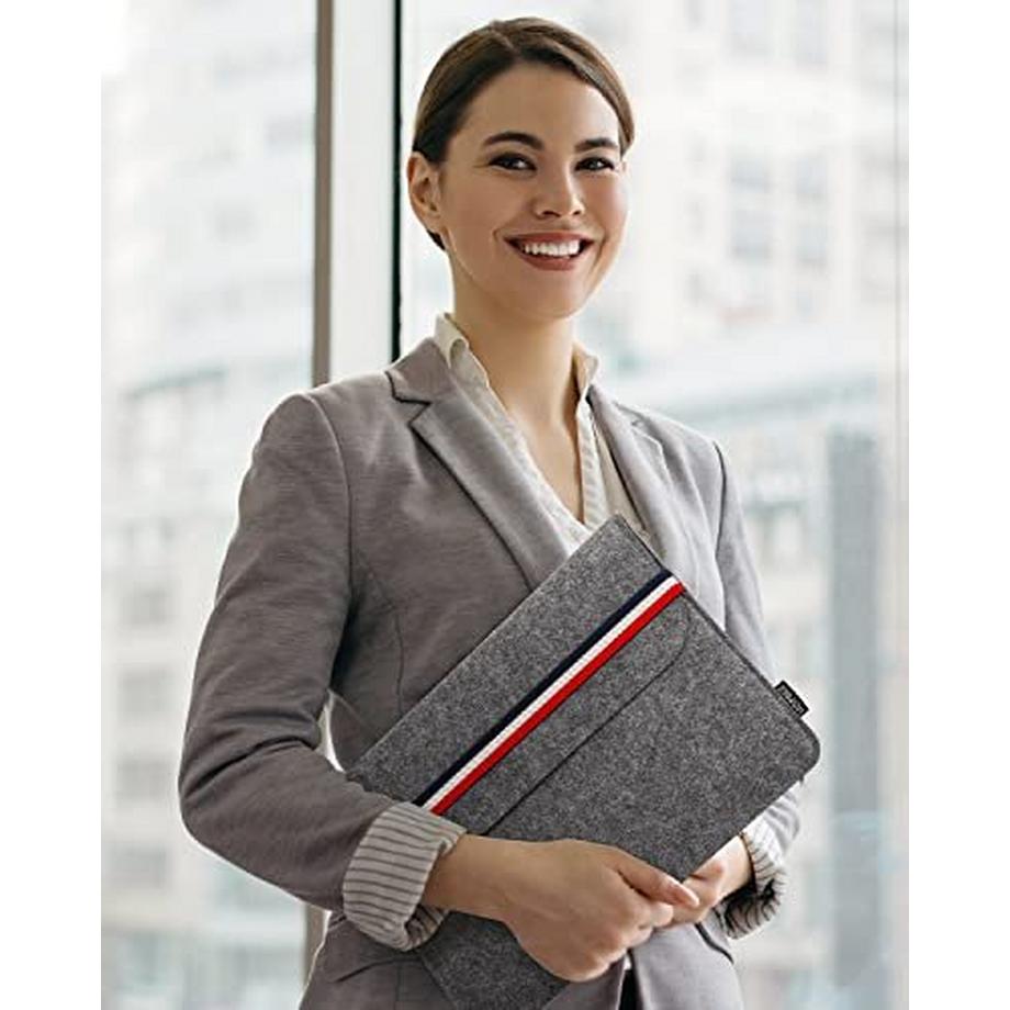 Only-bags.store  LaptopTasche, Filz Tablet Tasche mit zusätzlicher Filz Tasche und Mauspad 