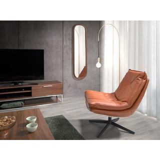 ANGEL CERDA Specchio da parete ovale noce  