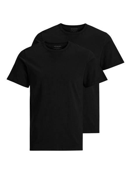 JACK & JONES  Maglietta Uomini Confezione da 2 Vestibilità confortevole-JACBASIC CREW NECK TEE 2PK 