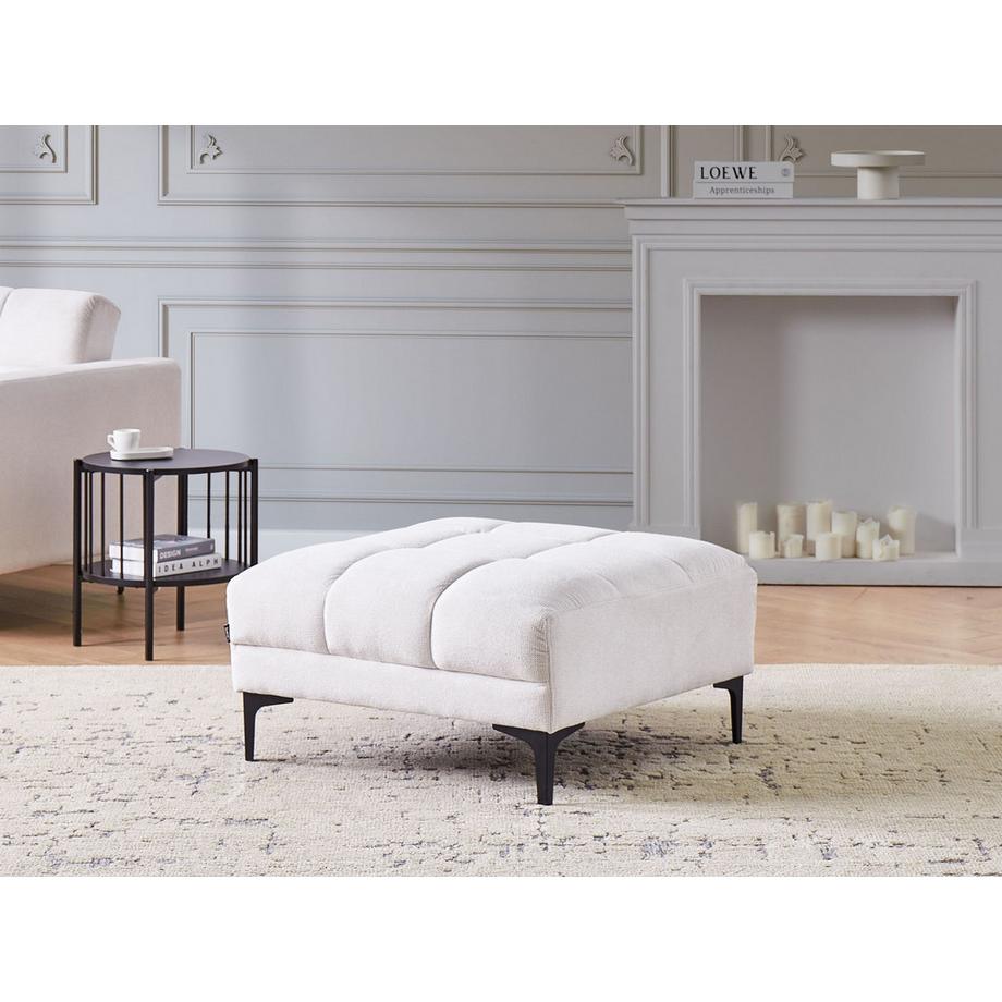 Beliani Ottomana en Tessuto Moderno ALNES  