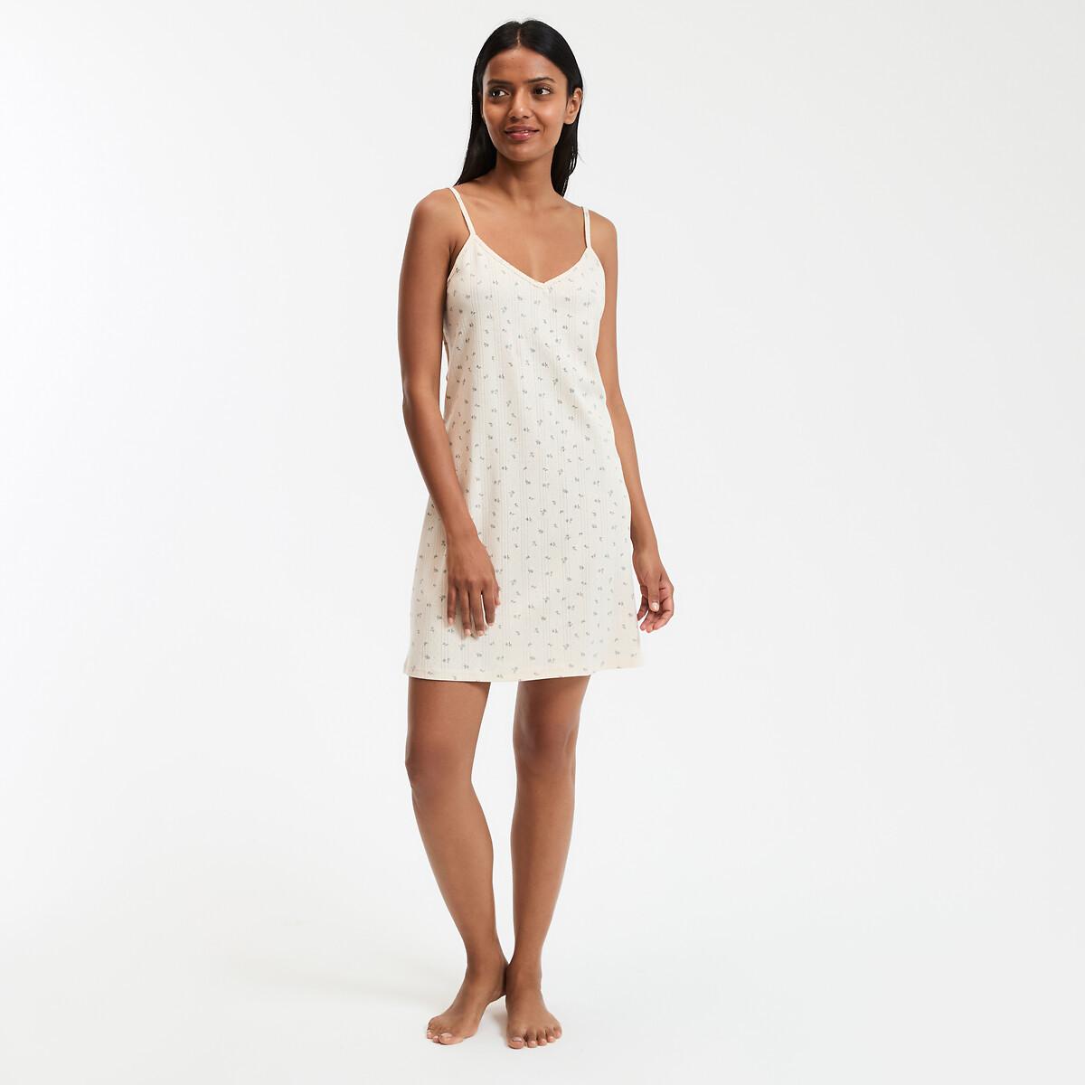 La Redoute Collections Spitzenmasche Negligé Reine Baumwolle  