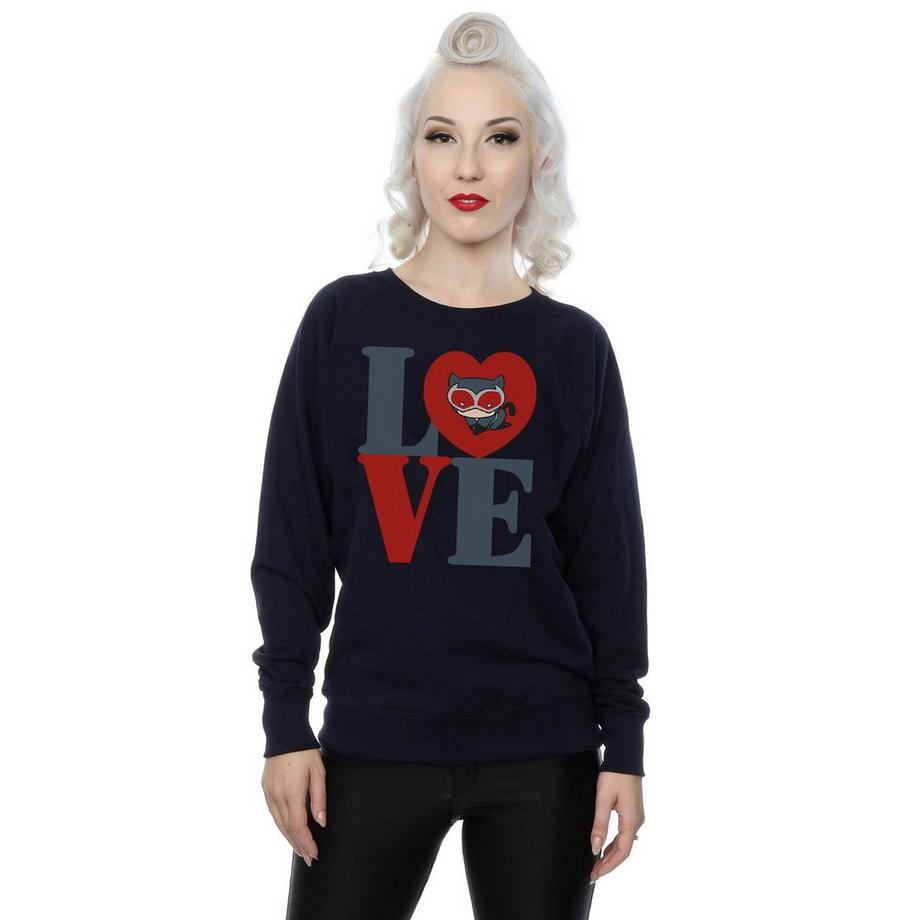 DC COMICS Catwoman Love Bedrucktes Sweatshirt  