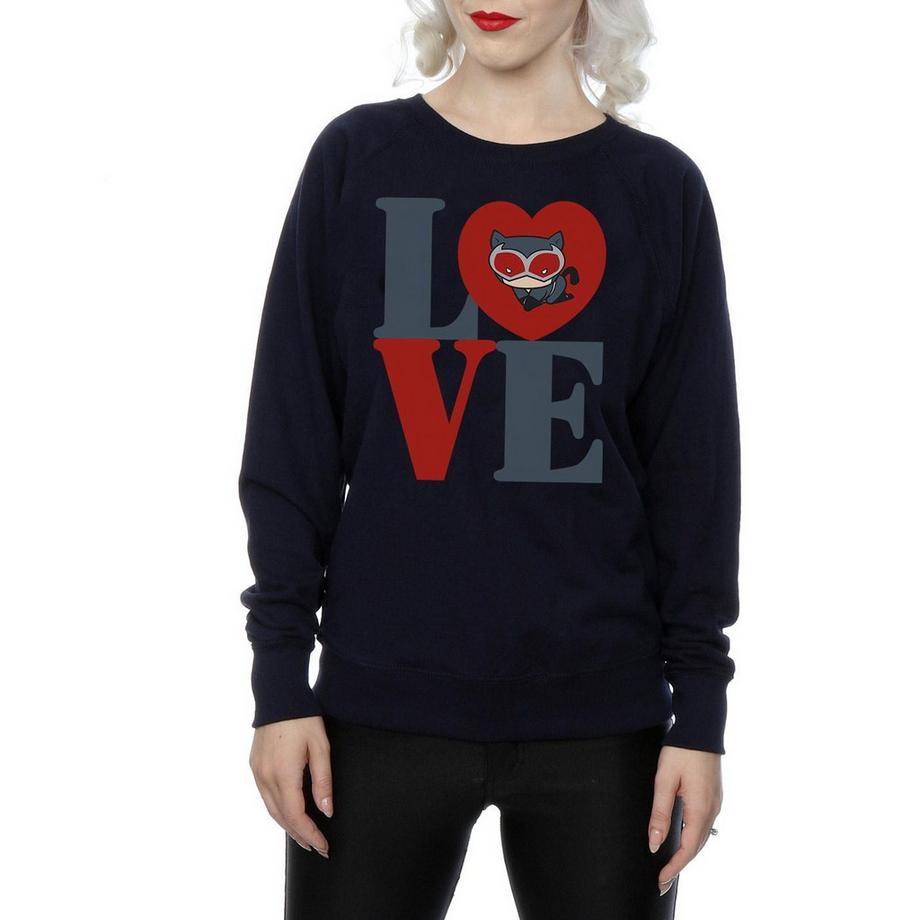 DC COMICS Catwoman Love Bedrucktes Sweatshirt  