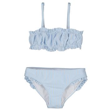 Maillot de bain 2 pièces rayé