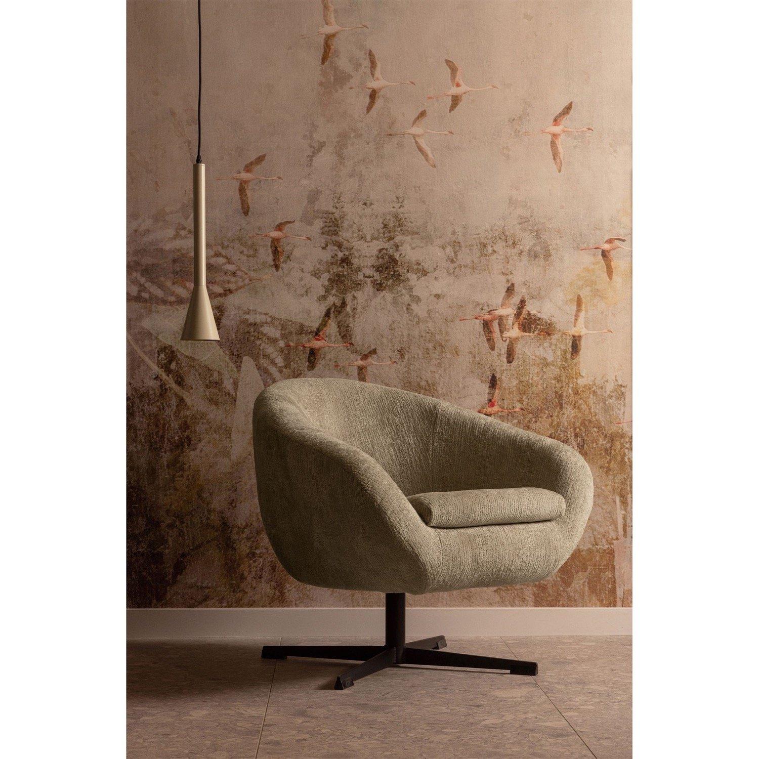 mutoni Fauteuil Desert Chenille pistache  