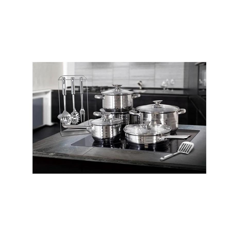 Blaumann  17-teiliges Topfset Edelstahl + Kochbesteck Gourmet Line 