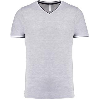 Kariban Piqué V-Ausschnitt T-Shirt  