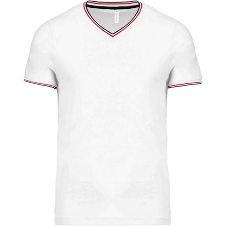 Kariban Piqué V-Ausschnitt T-Shirt  
