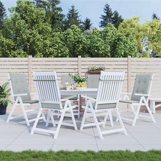 VidaXL Gartenstuhlauflage für hochlehner gewebe  