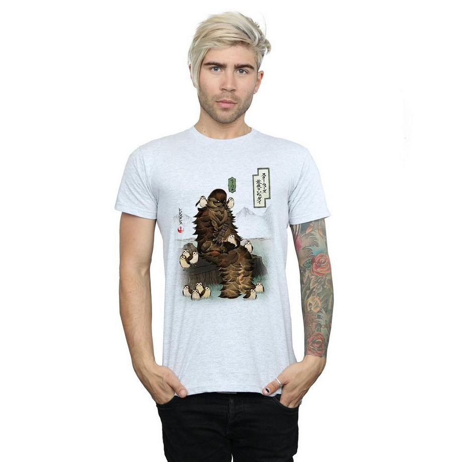 STAR WARS The Last Jedi Chewbacca und Porgs T-Shirt  