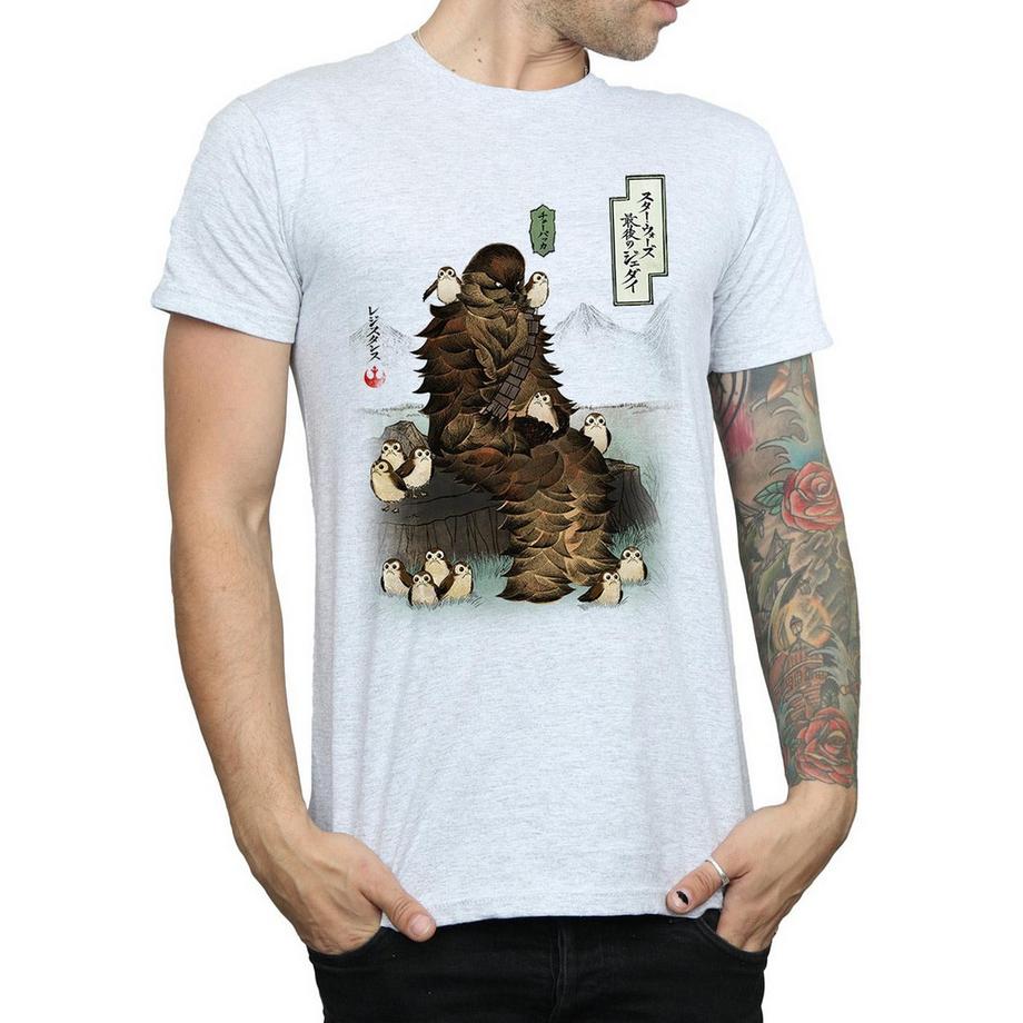 STAR WARS The Last Jedi Chewbacca und Porgs T-Shirt  