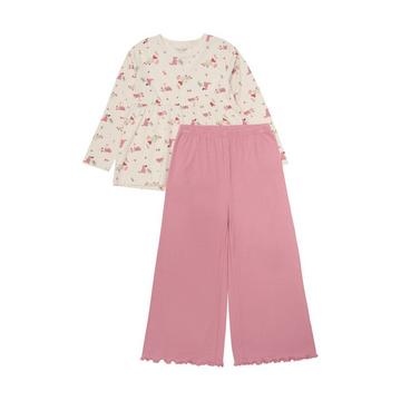 Kinder Bambus Pyjama Powder Pink