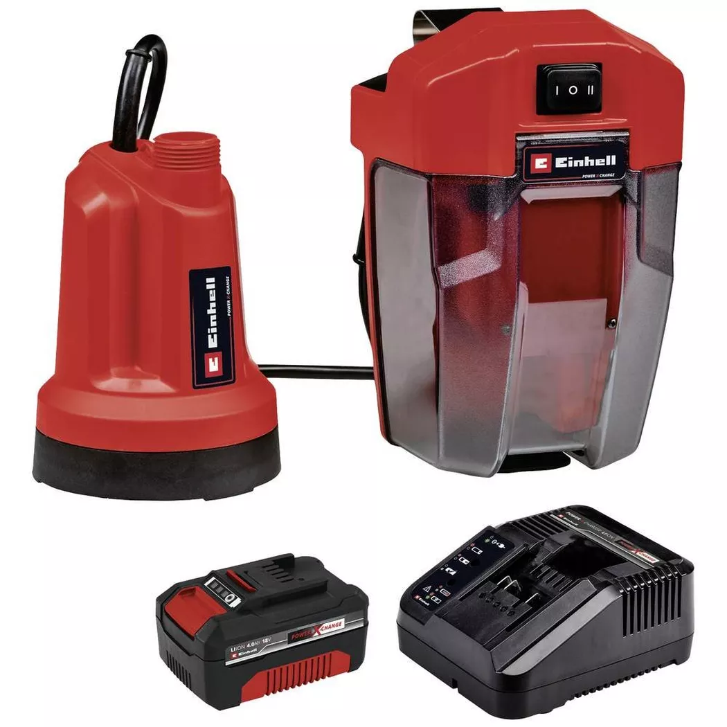 Einhell - Akku-Klarwasserpumpe GE-SP 18 LL Li (1x4.0Ah)
