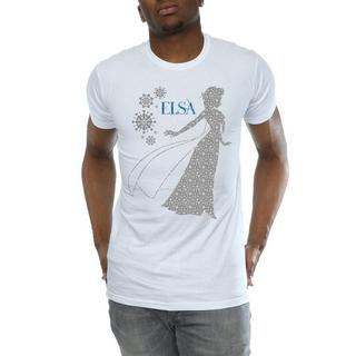 Disney Frozen Elsa T-Shirt Fiocco di Neve  