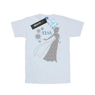 Disney Frozen Elsa T-Shirt Fiocco di Neve  