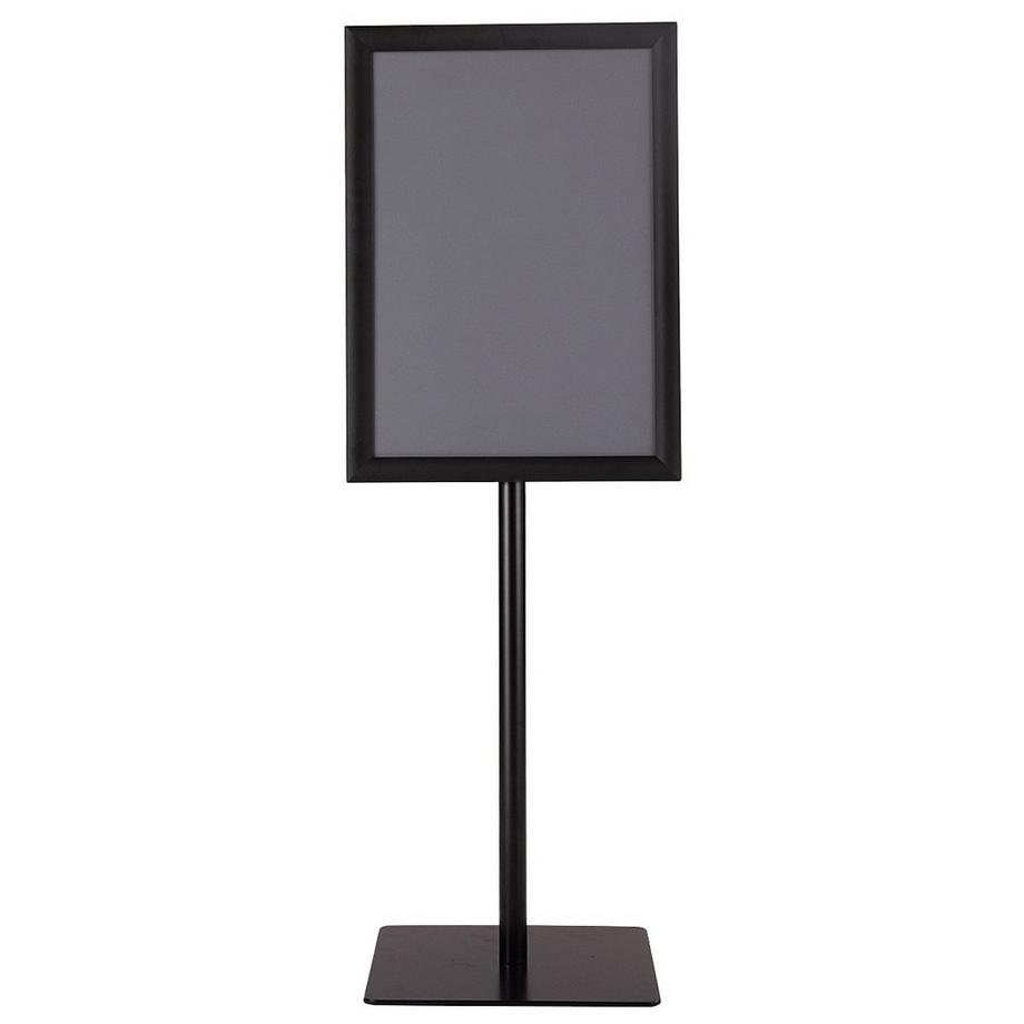 Northio  Infoständer A3 Höhenverstellbarer Abnehmbarer Plakatständer Plakat Silber/ Schwarz 42 x 29,5 cm-Schwarz 