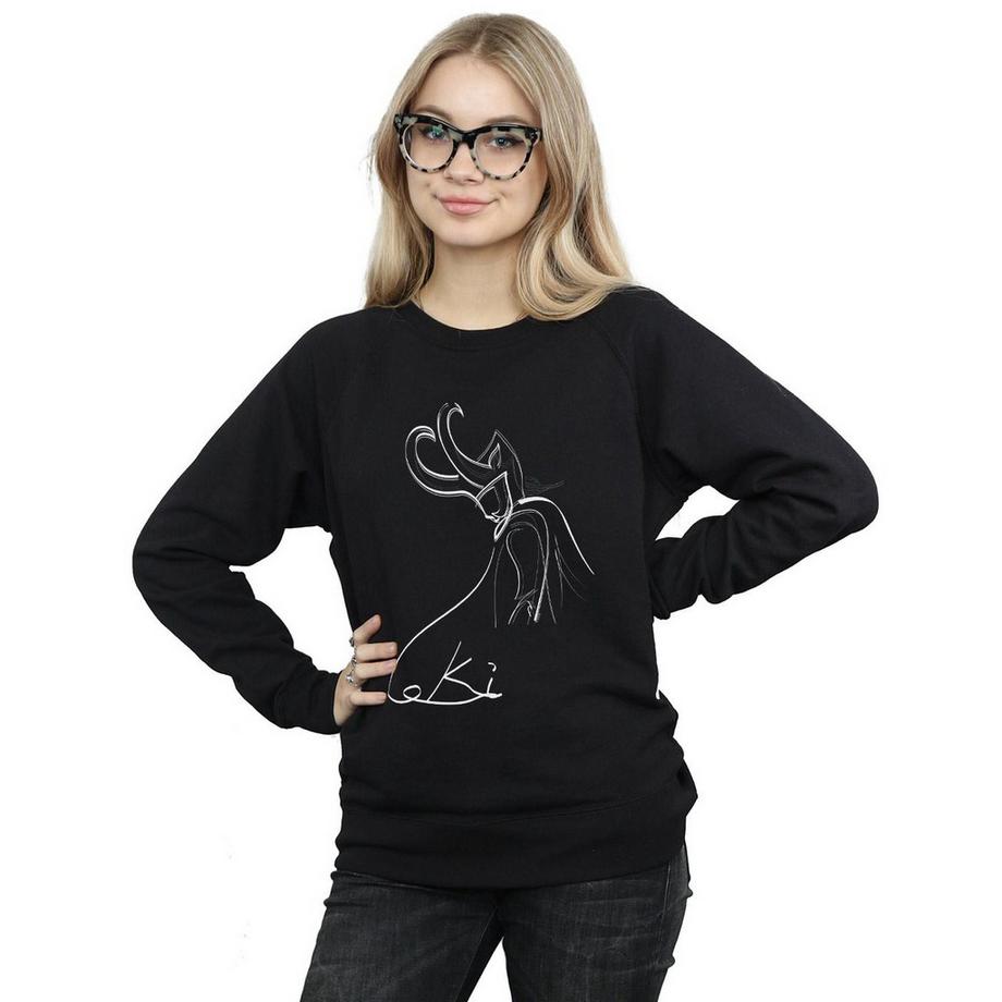 MARVEL Loki Line Art Sweatshirt  