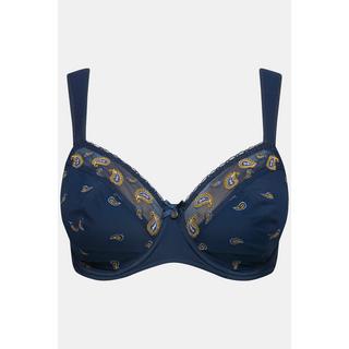 Ulla Popken Reggiseno con ferretto fantasia Paisley  
