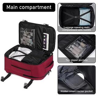 Only-bags.store Rucksack 40 x 20 x 25 cm für Ryanair Flugzeug Reiserucksack Handgepäck Laptop Tagesrucksäcke PET Recycled Umweltfreundlicher Rucksack Wasserdicht unter Sitz 20 L  