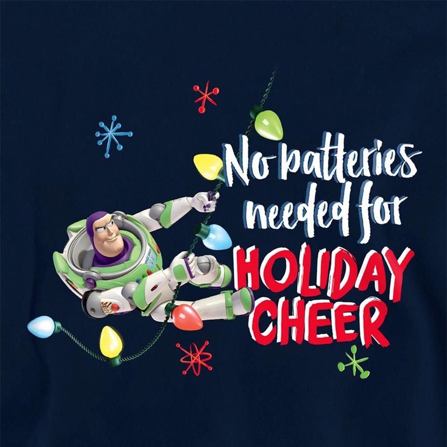 Toy Story  No Batteries Needed Holiday Cheer Felpa Con Cappuccio Buzz Lightyear 