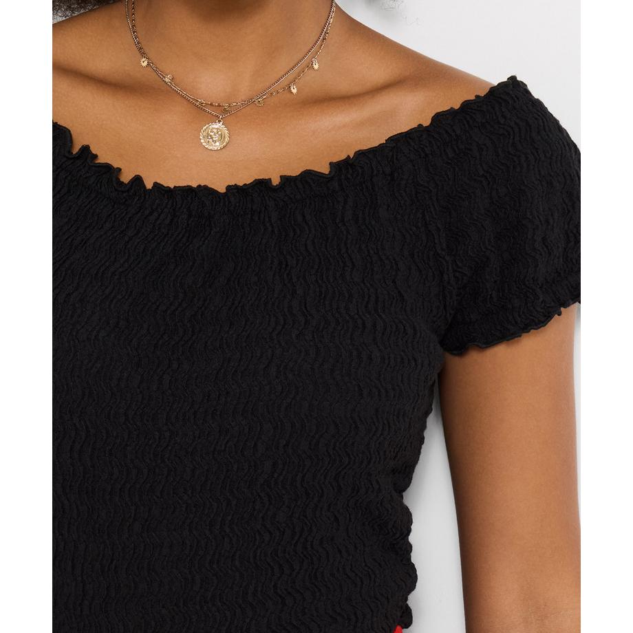 Joe Browns Jersey-Oberteil mit strukturierter Oberfläche im Boho-Stil  