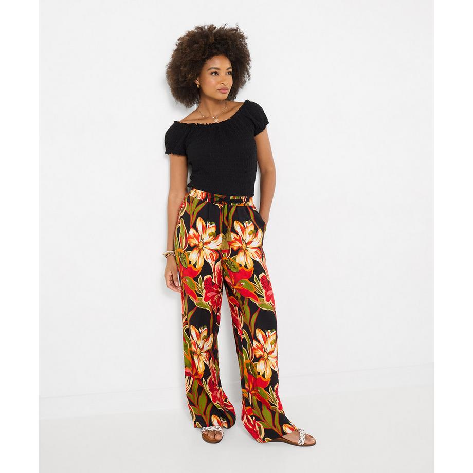 Joe Browns Jersey-Oberteil mit strukturierter Oberfläche im Boho-Stil  