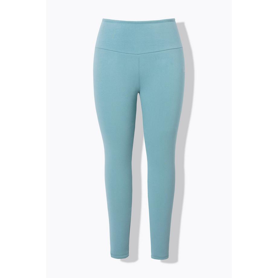 Ulla Popken Legging Taille Haute avec Doublure en Fausse Fourrure  