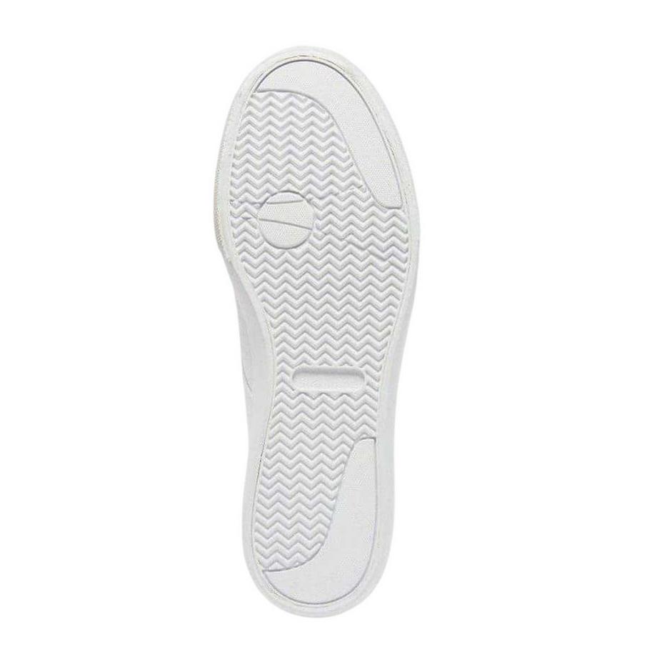 LACOSTE Baskets en toile à semelle plate  