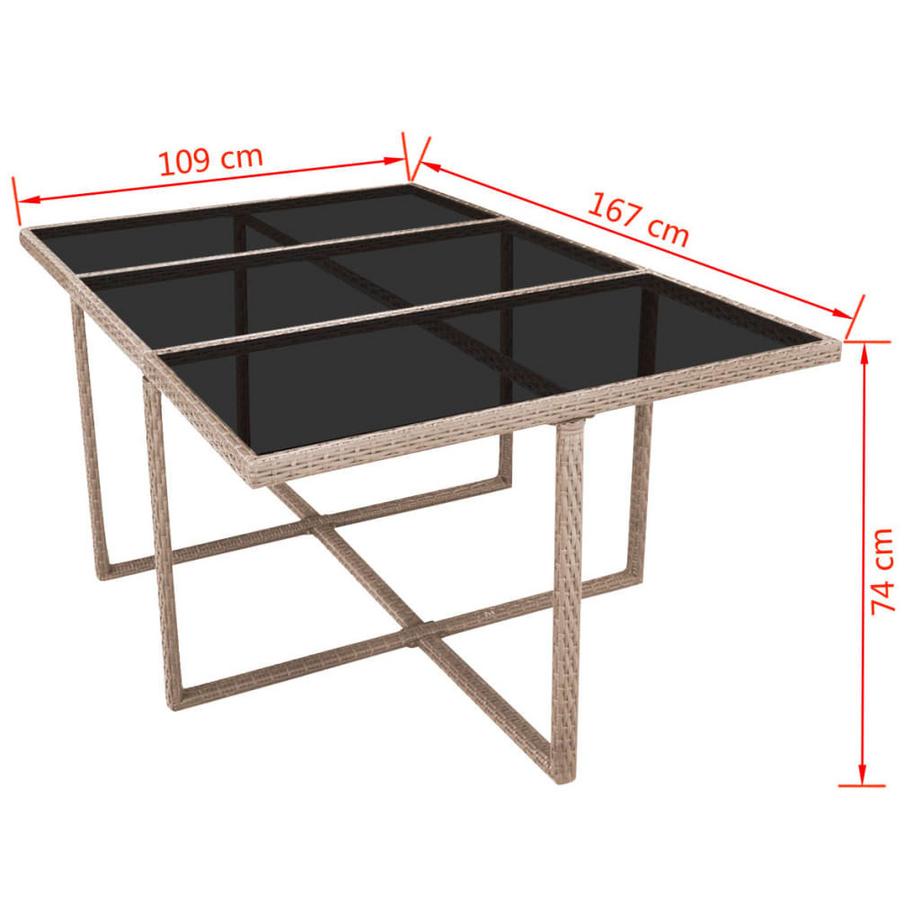 VidaXL set da giardino  