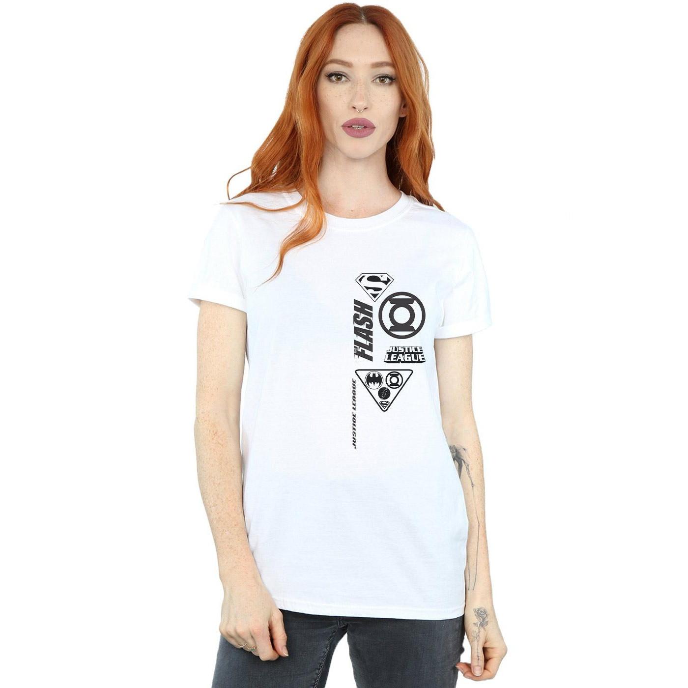 DC COMICS Justice League T-Shirt Stampa Grafica  