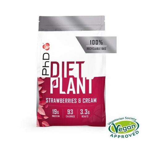 GladiatorFit  Proteine vegetali dietetiche 1 kg PhD Nutrition | Fragola 