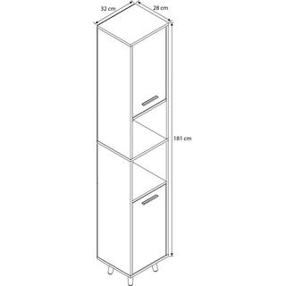 VCM Badschrank Landos  