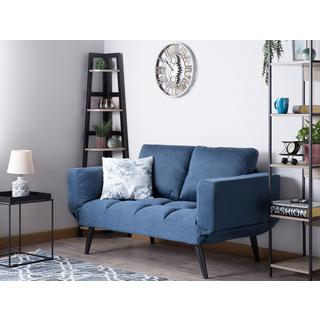 Beliani Canapé-lit en Tissu Glamour BREKKE  