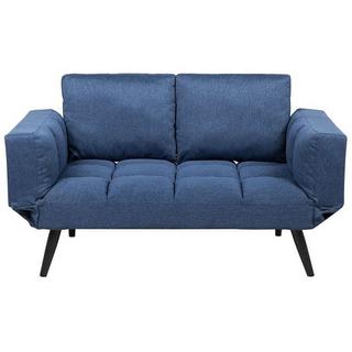 Beliani Schlafsofa aus Polyester Glamourös BREKKE  