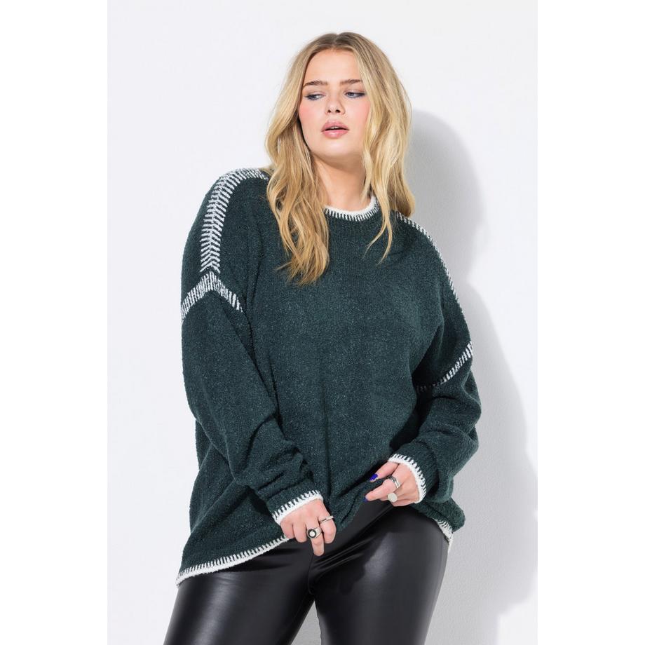 Studio Untold Oversized Pullover Ziernähte  
