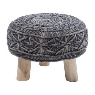 Beliani Hocker aus Baumwolle Boho MUNDRA  